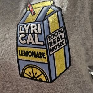 Champion Gray Shirt with Colorful Graphic